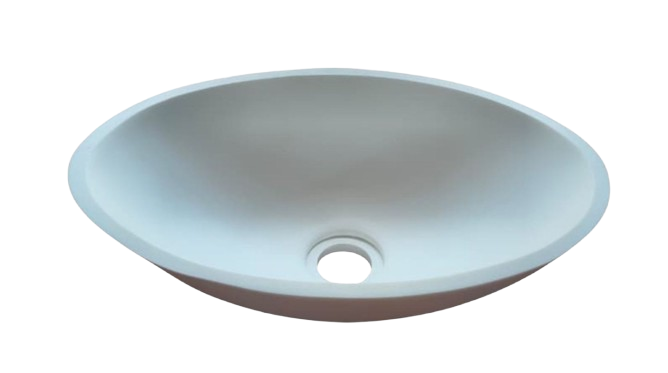 Tristone Oval Basin - Pure White